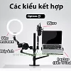 Giá đỡ đèn livestream kiêm giá đỡ laptop và điện thoại Multi MBK4