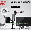 Giá đỡ đèn livestream kiêm giá đỡ laptop và điện thoại Multi MBK4