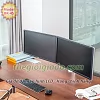 Giá đỡ 02 màn hình LCD trên bàn làm việc loại tay dài 2 khuỷu BK-4S