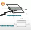 Giá đỡ LAPTOP tay dài KIÊM giá đỡ MÁY TÍNH BẢNG có chân đế BK-9X Pro