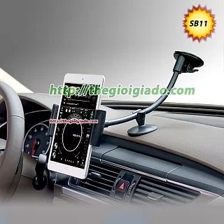 Giá đỡ máy tính bảng kiêm giá đỡ điện thoại trên xe hơi Model SB11