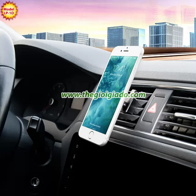 Giá treo điện thoại trên xe hơi kẹp cửa điều hòa model LP-1D