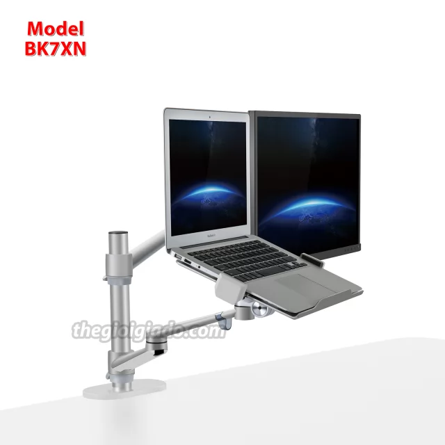 Giá đỡ màn hình LCD và Laptop trên bàn Model BK7XN