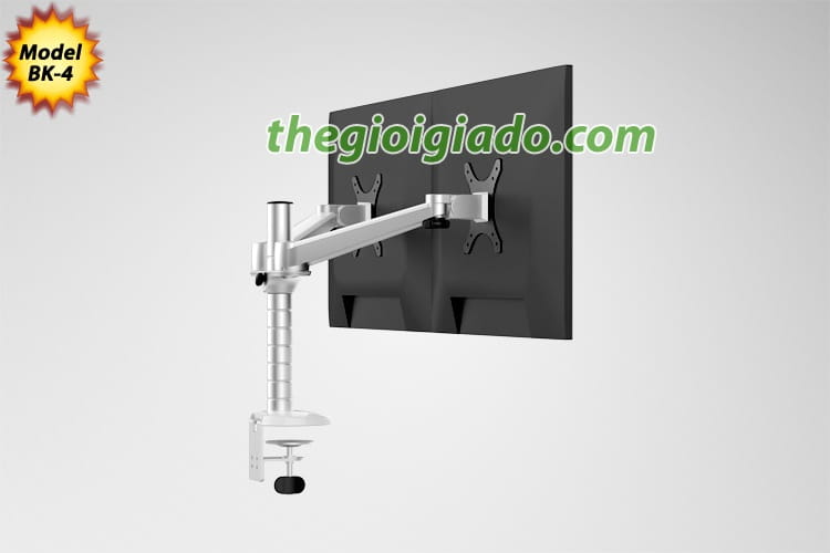 Giá đỡ 2 màn hình LCD trên bàn làm việc,giá đỡ màn hình lcd kiểu kẹp Giá đỡ 2 màn hình LCD trên bàn làm việc,giá đỡ màn hình lcd kiểu kẹp