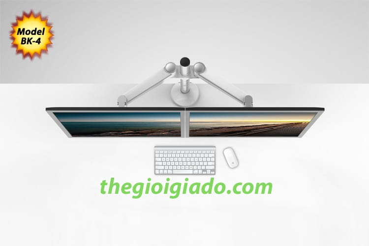 Giá đỡ 2 màn hình LCD trên bàn làm việc,giá đỡ màn hình lcd kiểu kẹp Giá đỡ 2 màn hình LCD trên bàn làm việc,giá đỡ màn hình lcd kiểu kẹp