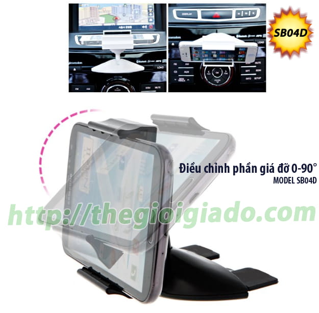 GIÁ ĐỠ SMARTPHONE DÙNG TRÊN XE ÔTÔ,Giá đỡ điện thoại dùng trên oto - MODEL: SB04D GIÁ ĐỠ SMARTPHONE DÙNG TRÊN XE ÔTÔ,Giá đỡ điện thoại dùng trên oto - MODEL: SB04D