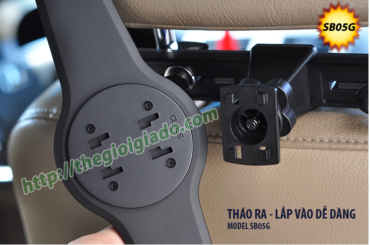 GI&Aacute; ĐỠ M&Aacute;Y T&Iacute;NH BẢNG D&Ugrave;NG Ở GHẾ SAU TR&Ecirc;N &Ocirc;T&Ocirc; - Model: SB05G