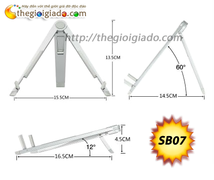 GI&Aacute; ĐỠ M&Aacute;Y T&Iacute;NH BẢNG TR&Ecirc;N B&Agrave;N - Model: SB07