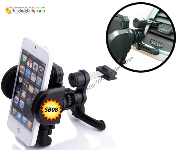 GIÁ ĐỠ SMARTPHONE DÙNG TRÊN XE ÔTÔ,Giá đỡ điện thoại dùng trên oto - MODEL: SB08 GIÁ ĐỠ SMARTPHONE DÙNG TRÊN XE ÔTÔ,Giá đỡ điện thoại dùng trên oto - MODEL: SB08