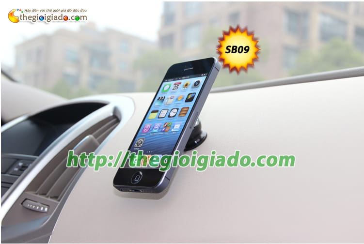 Gi&aacute; đỡ điện thoại tr&ecirc;n &ocirc;t&ocirc;,Gi&aacute; đỡ m&aacute;y t&iacute;nh bảng tr&ecirc;n oto Model SB09