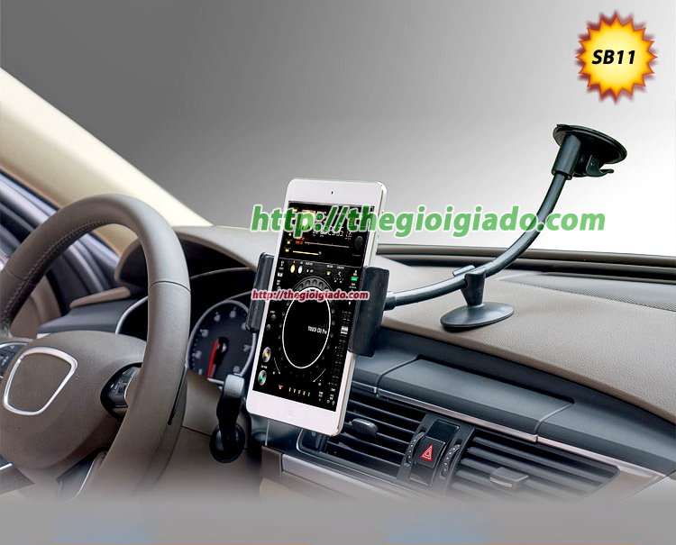 Gi&aacute; đỡ m&aacute;y t&iacute;nh bảng ki&ecirc;m gi&aacute; đỡ điện thoại tr&ecirc;n xe hơi