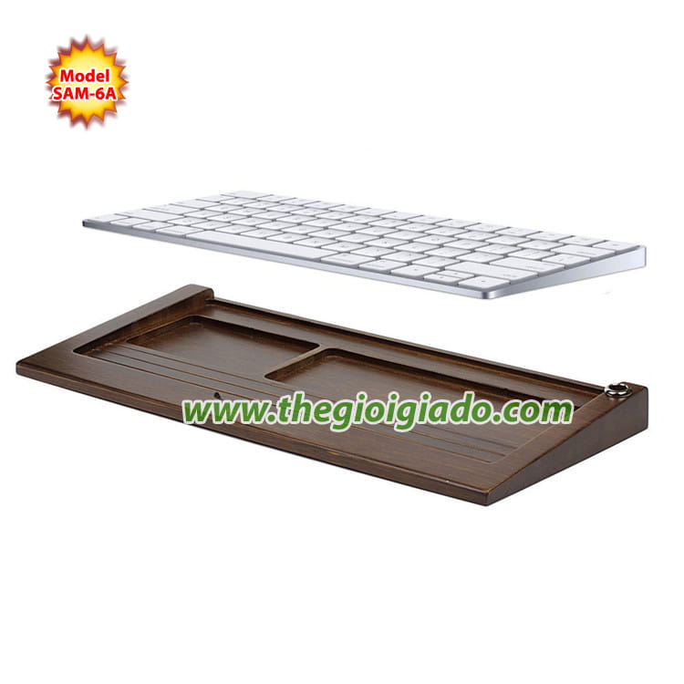 Gi&aacute; đỡ b&agrave;n ph&iacute;m Apple chất liệu gỗ SAM-6A