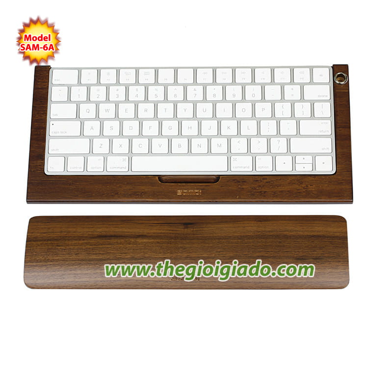 Gi&aacute; đỡ b&agrave;n ph&iacute;m Apple chất liệu gỗ SAM-6A