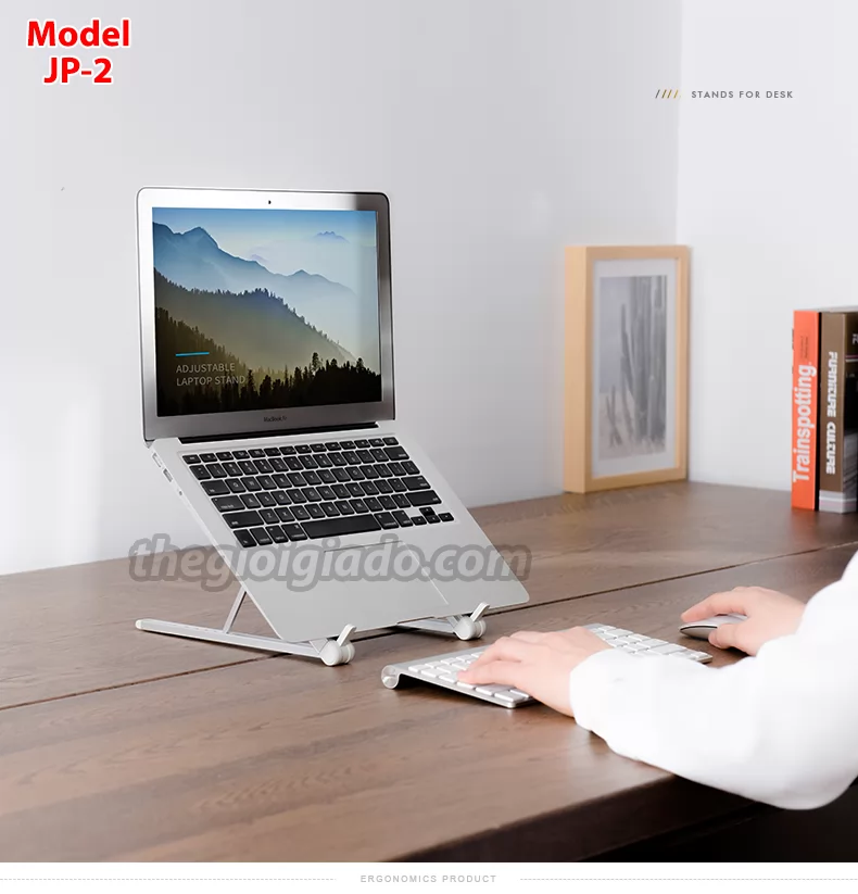 Giá đỡ Laptop kiêm giá đỡ Ipad trên bàn làm việc