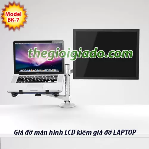 Giá đỡ màn hình LCD tay dài kiêm giá đỡ laptop tay ngắn Model BK7