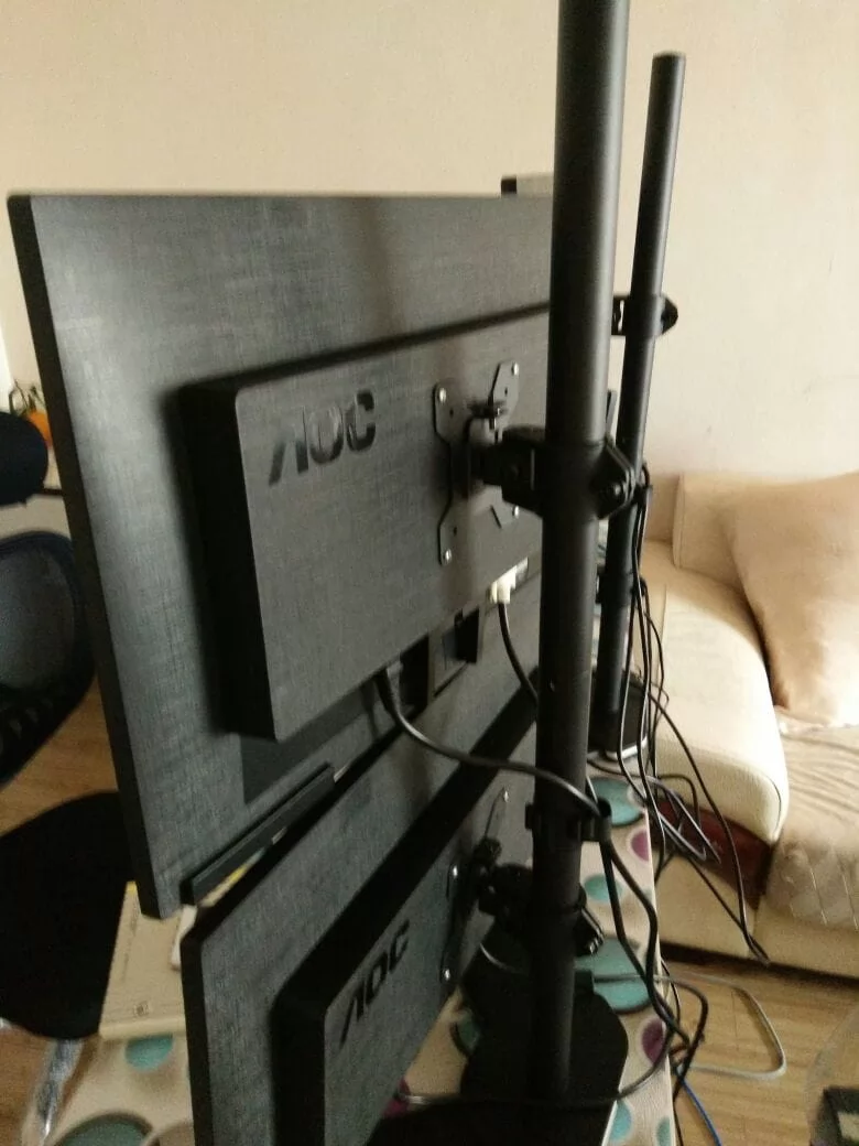 Giá đỡ hai màn hình LCD máy tính Model ST2D