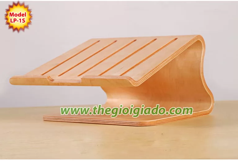 Giá đỡ MacBook để bàn chất liệu gỗ SAM-8