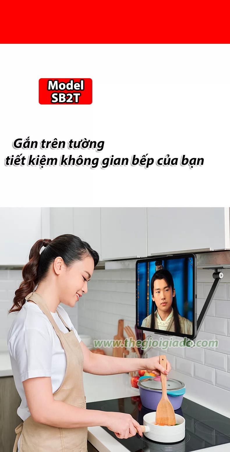 Giá đỡ máy tính bảng treo tường Model SB2T