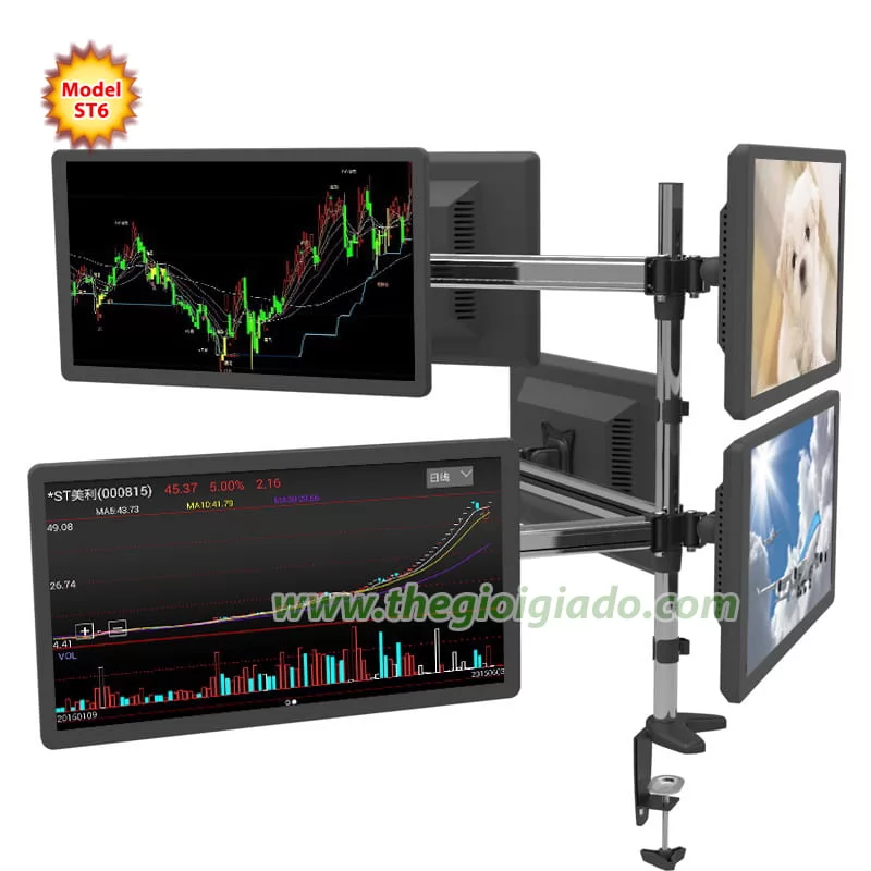 Giá đỡ 6 màn hình LCD model ST6
