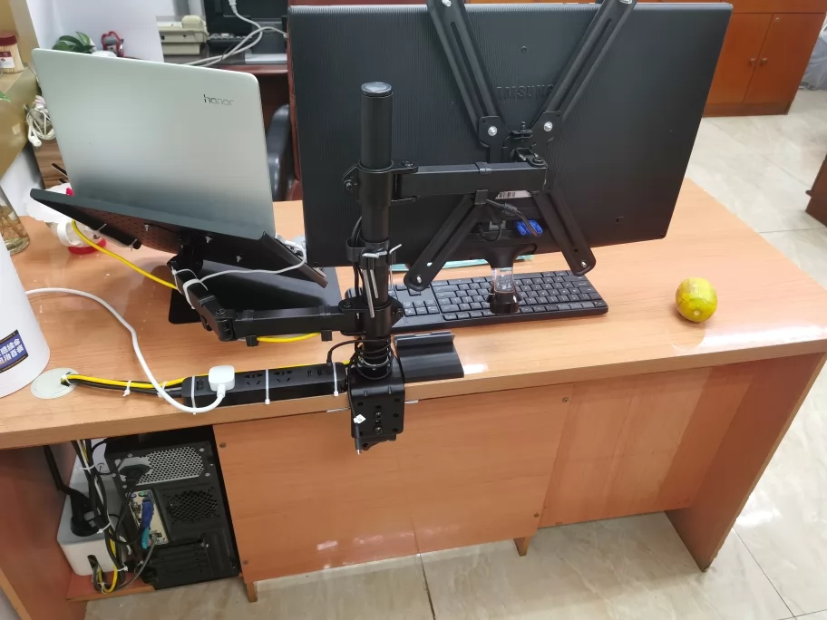 Giá đỡ màn hình LCD kiêm giá đỡ Laptop trên bàn Model ST7