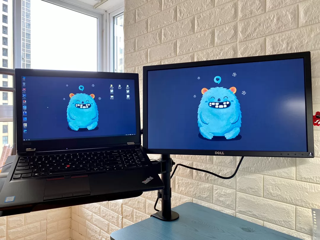 Giá đỡ màn hình LCD kiêm giá đỡ Laptop trên bàn Model ST7