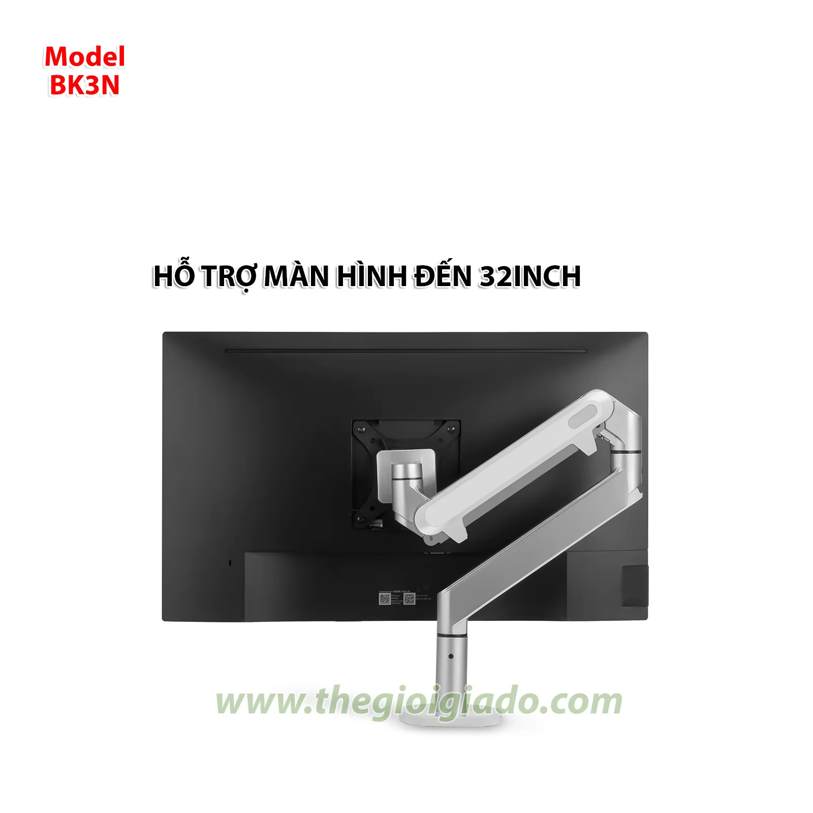 Giá đỡ màn hình LCD tay nâng piston Model BK3N